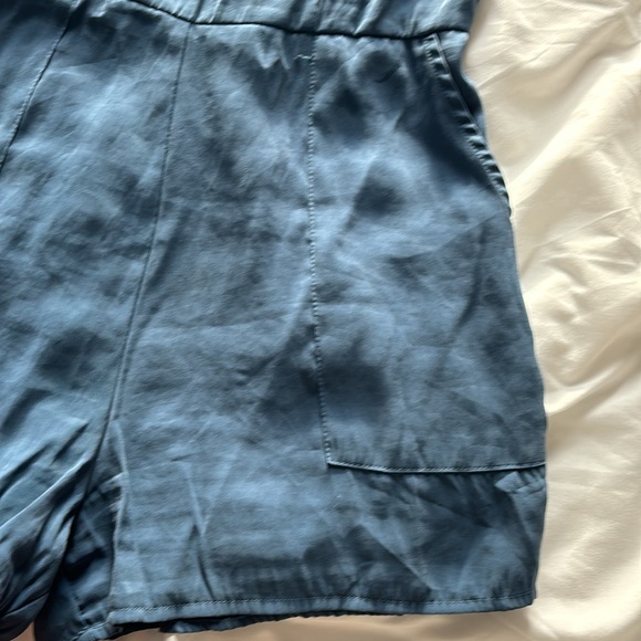 Dusty Blue Halter Neck Romper - Picture 5 of 13